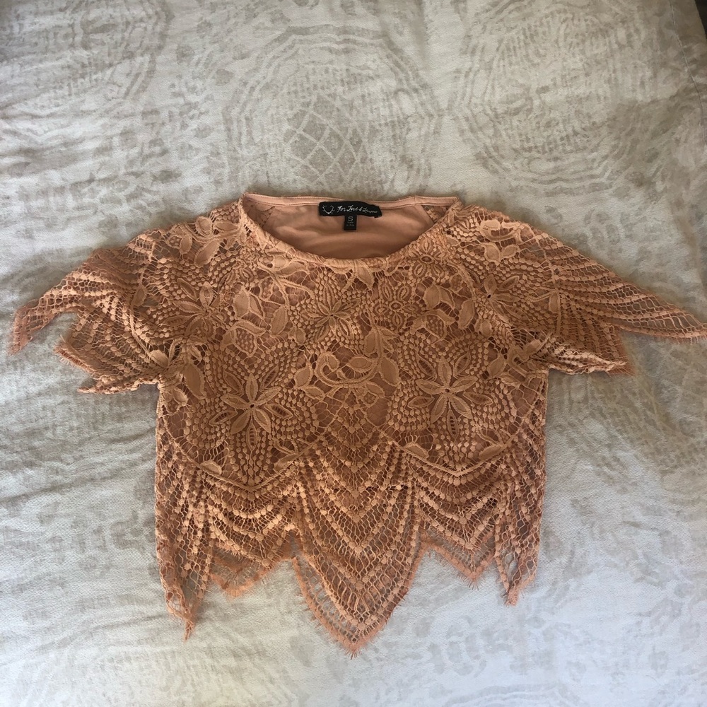 For Love and Lemons Crop Top - Small